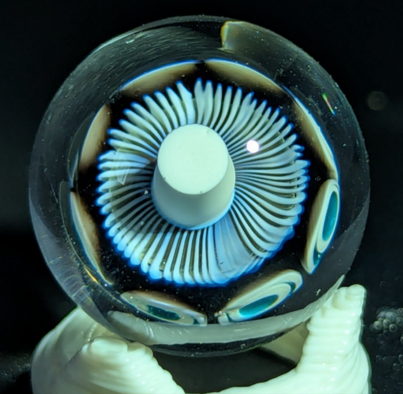 Moo glass mushroom collab