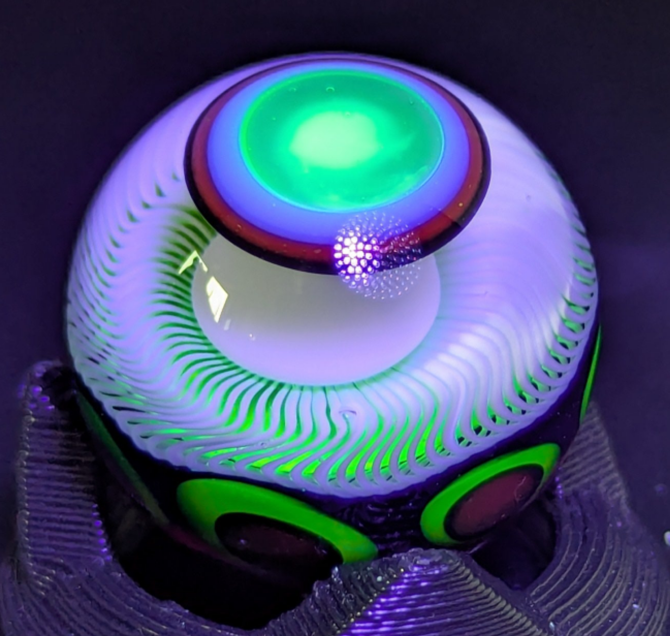 Solo experimental mushroom marble