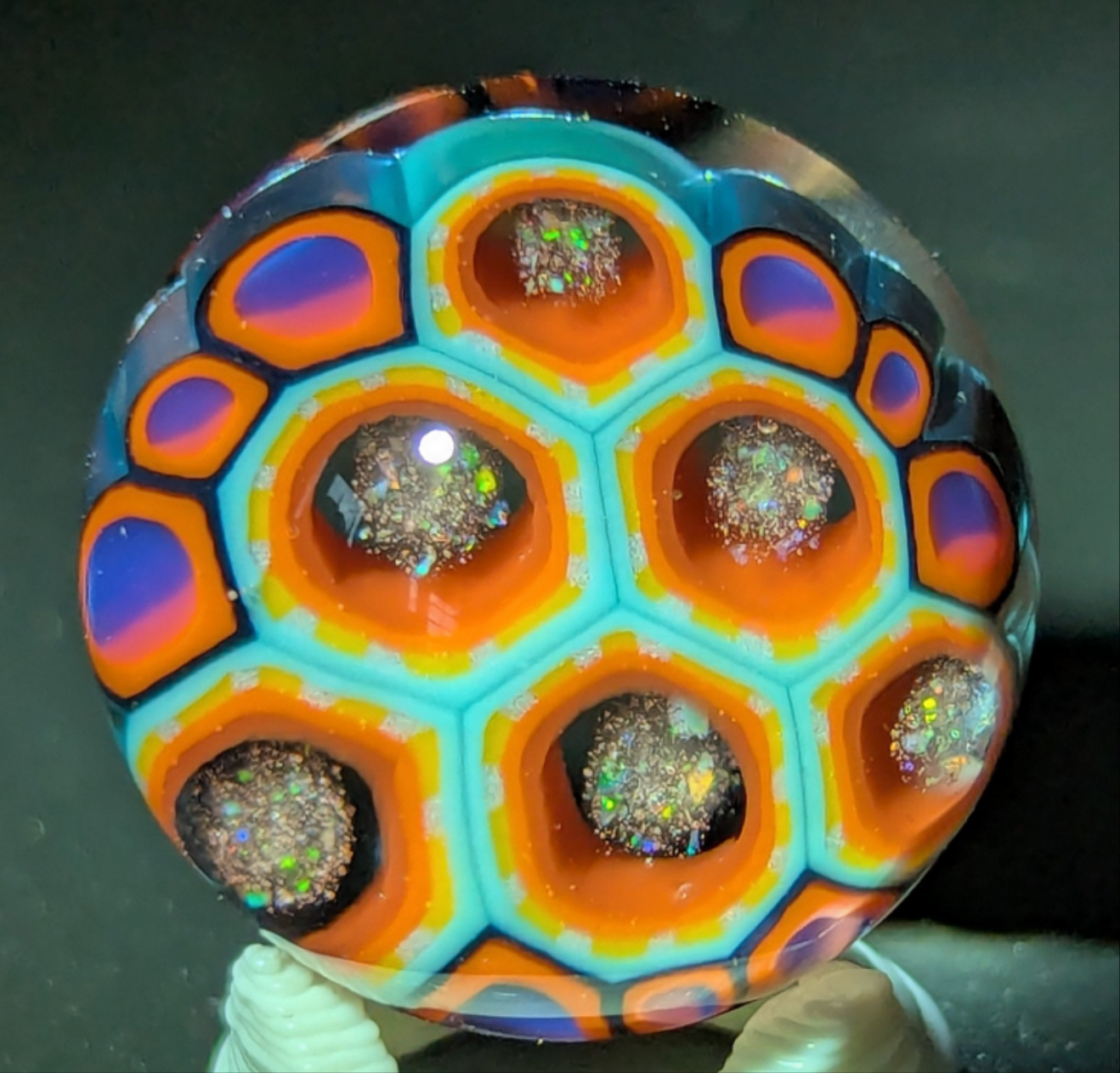 Solo crushed opal Millie marble