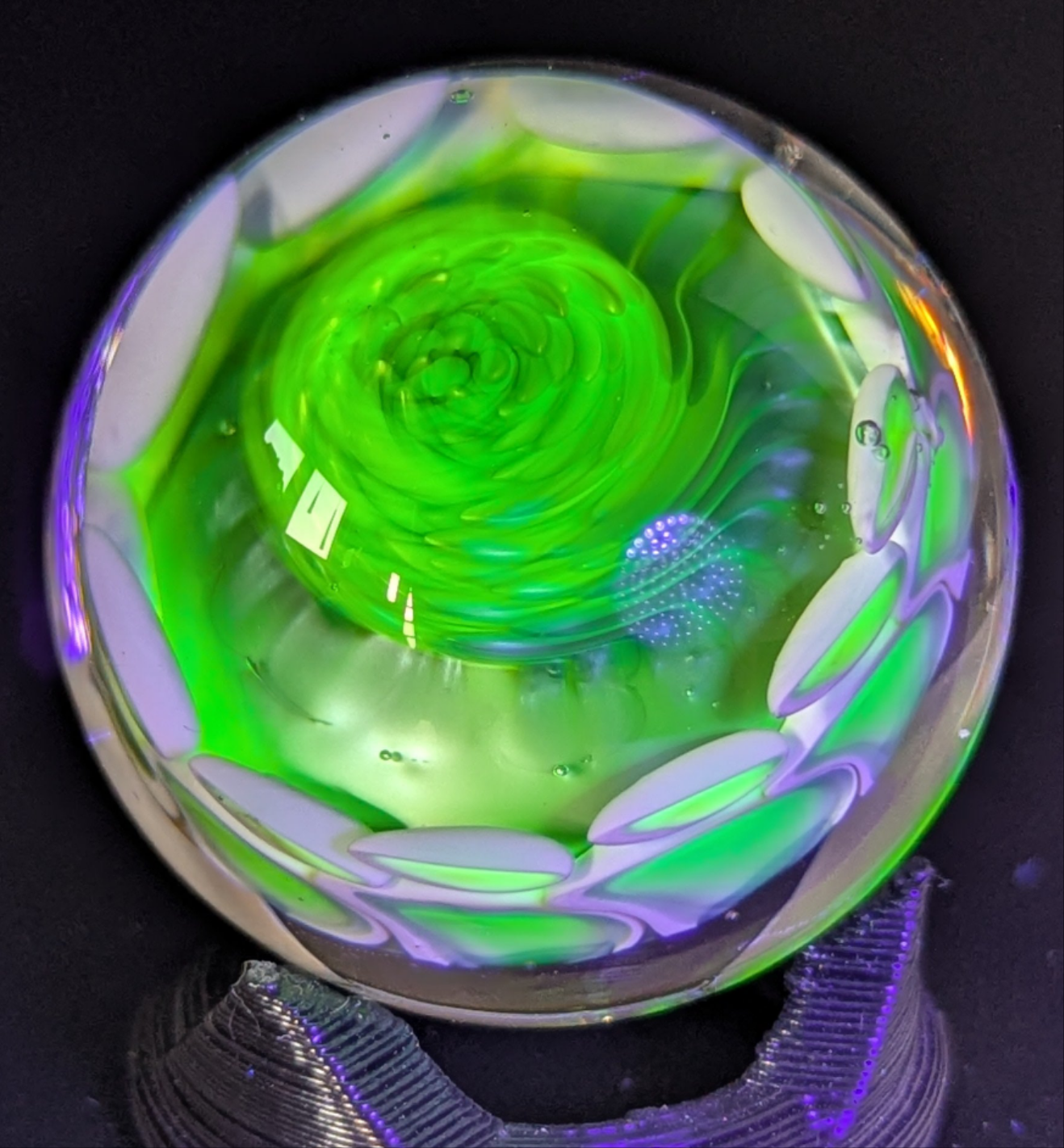 Solo swirl cap mushroom marble