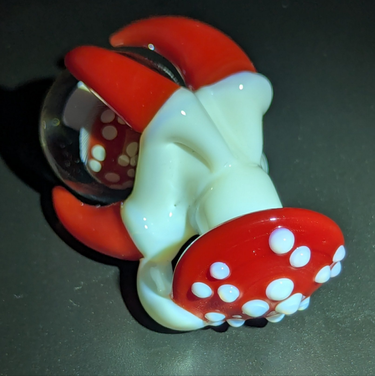 Mike Luna mushie dragon claw Collab pendant