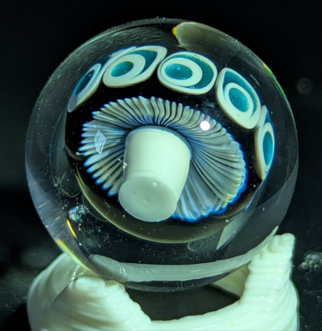 Moo glass mushroom collab
