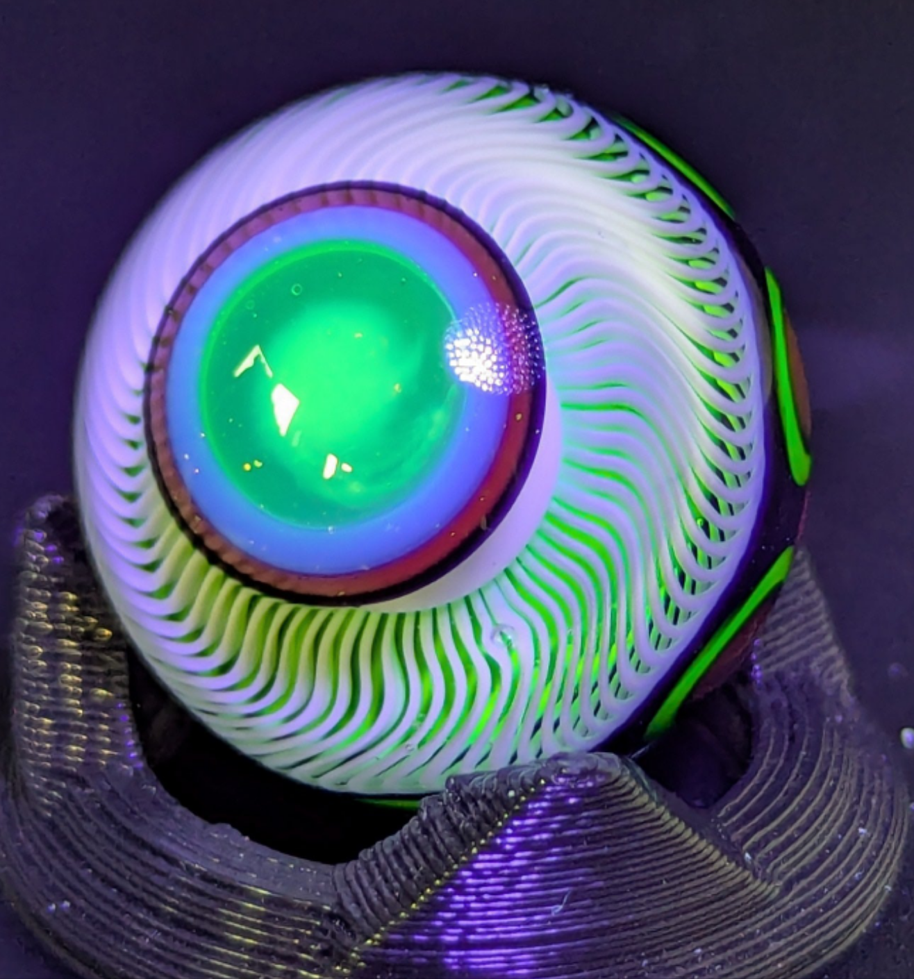 Solo experimental mushroom marble