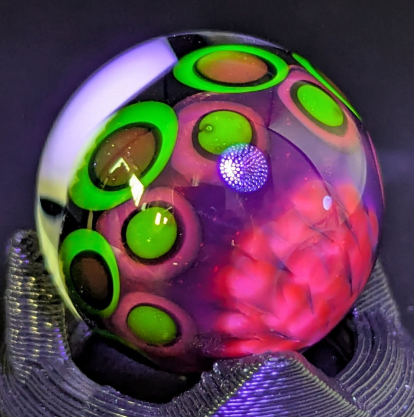 Solo experimental mushroom marble