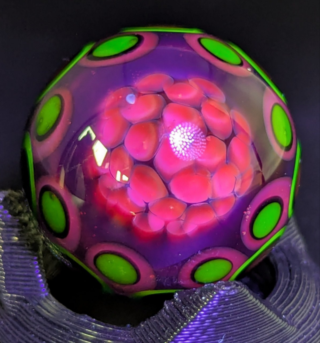 Solo experimental mushroom marble