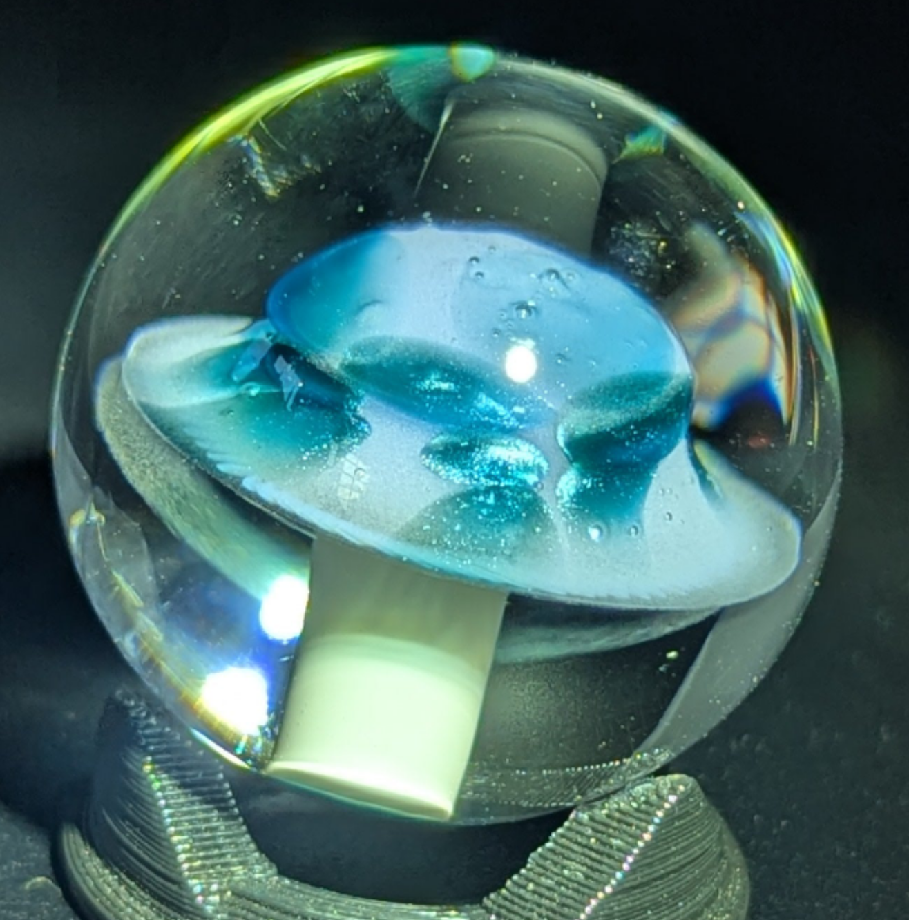 Bucket hat mushroom marble