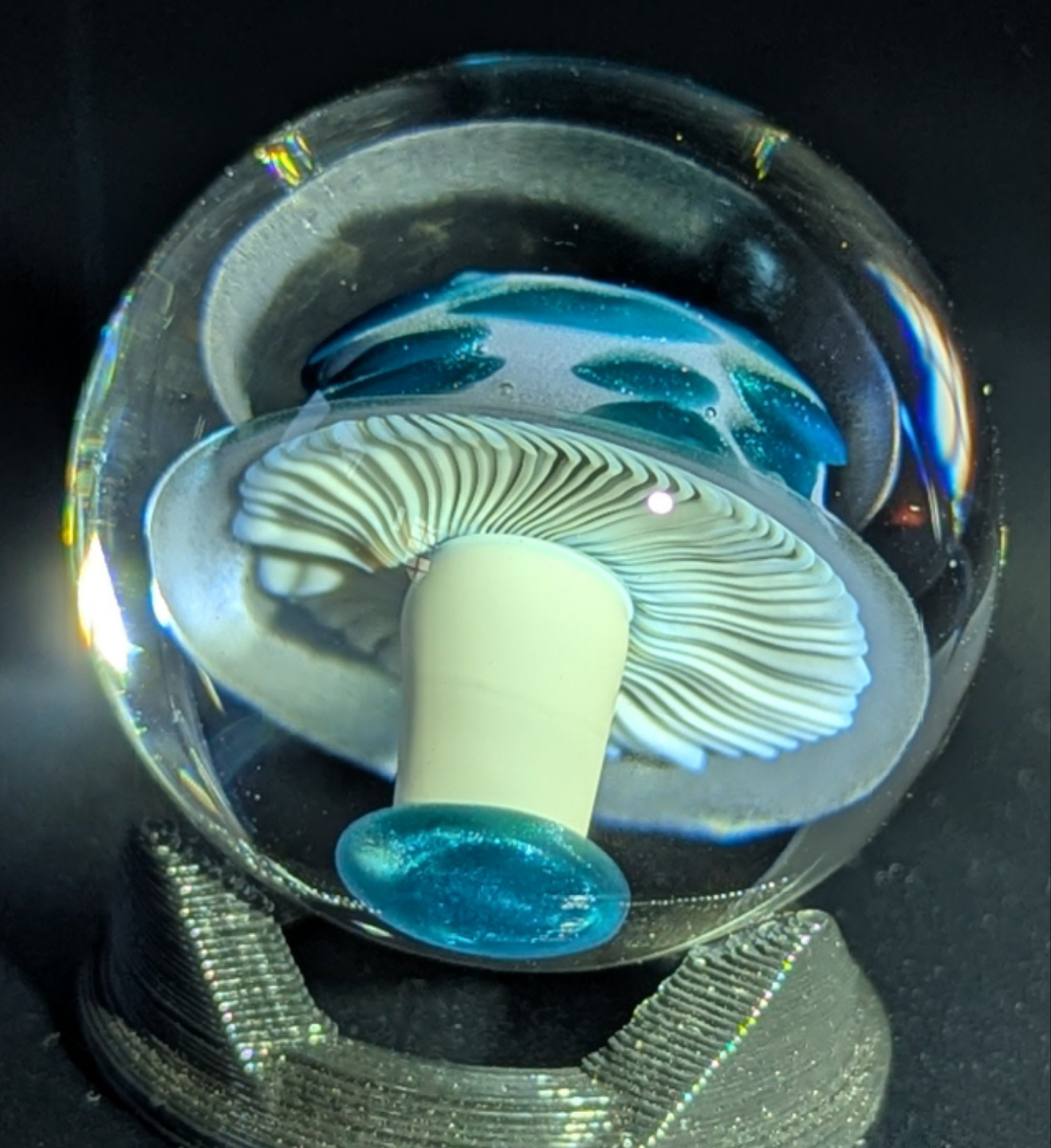 Bucket hat mushroom marble