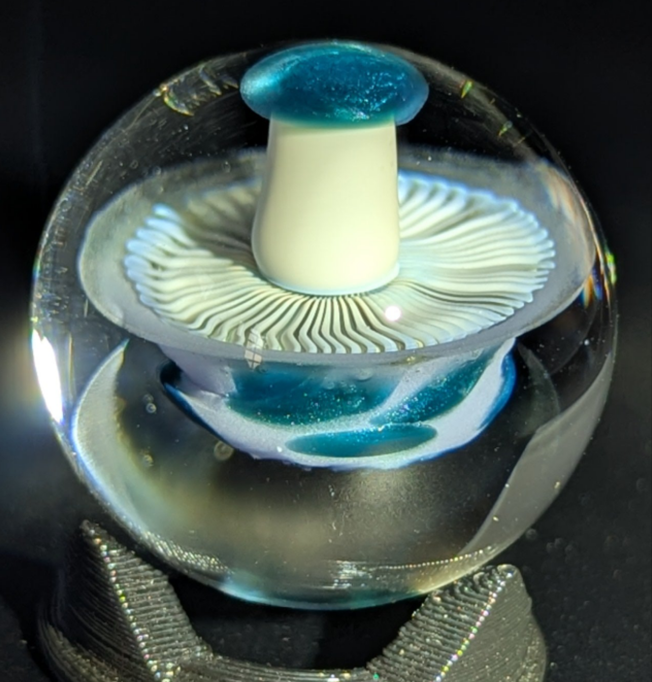 Bucket hat mushroom marble