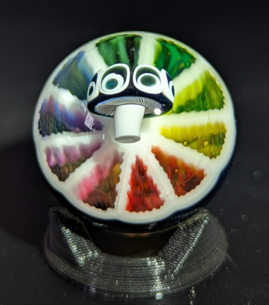 Sam Lyons black rainbow forbidden fruit marble